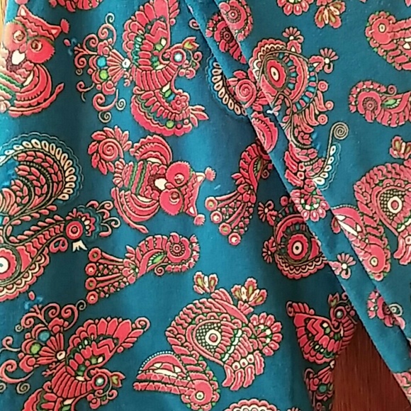 LLR Sale! Lularoe TC Aztec Bird Print Leggings EUC - Picture 2 of 3