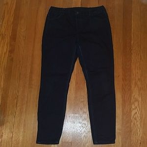 Uniqlo denim leggings, M