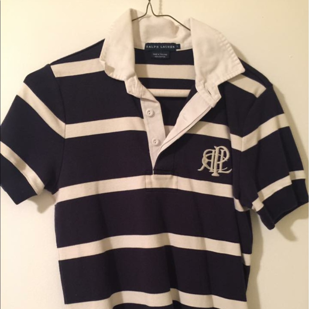 Ralph Lauren striped collar top