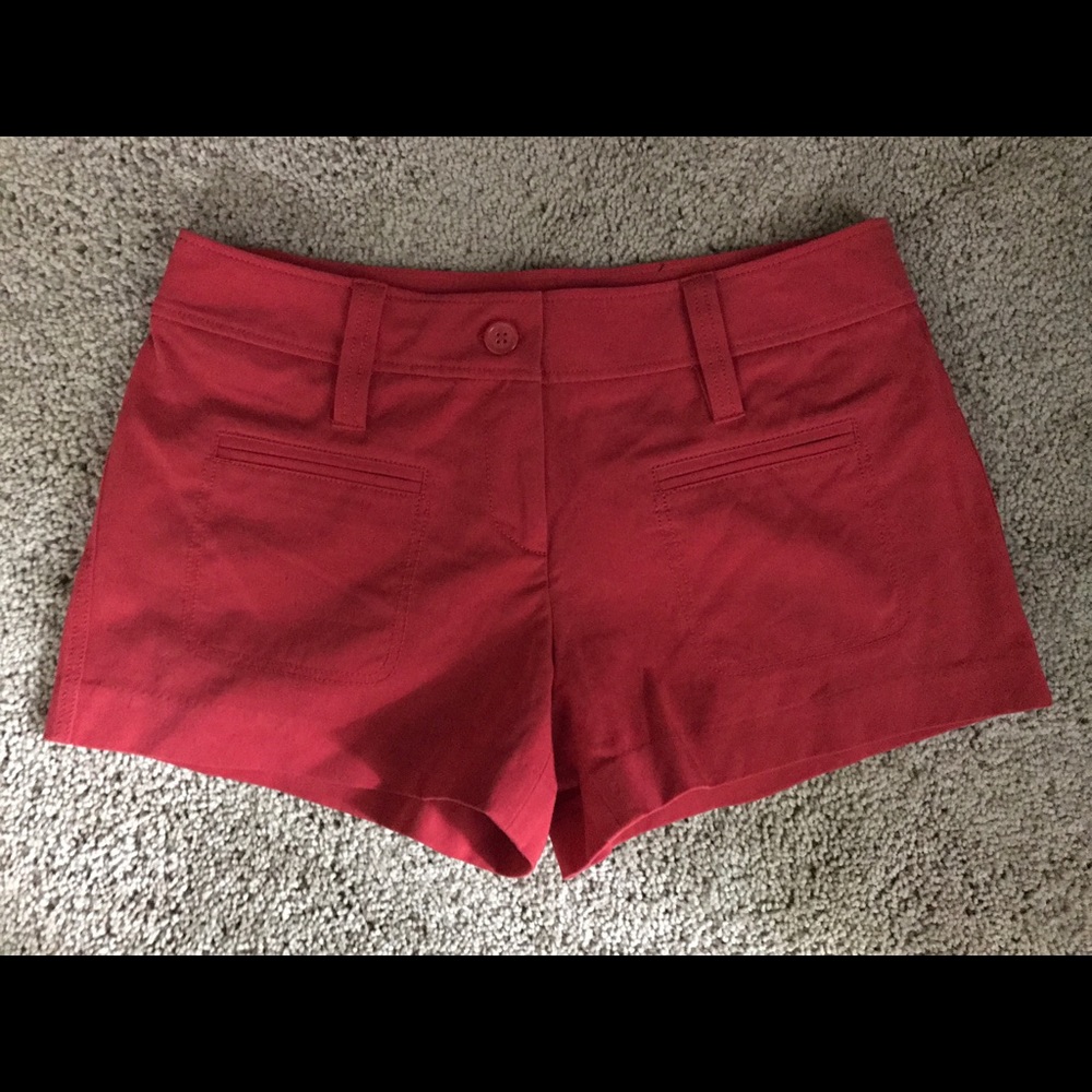 Express Stretch Red Shorts size 5/6