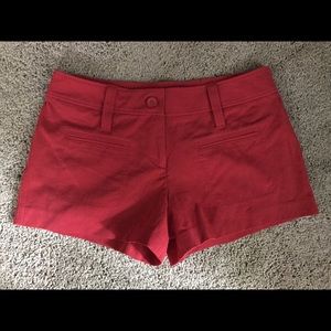 Express Stretch Red Shorts size 5/6