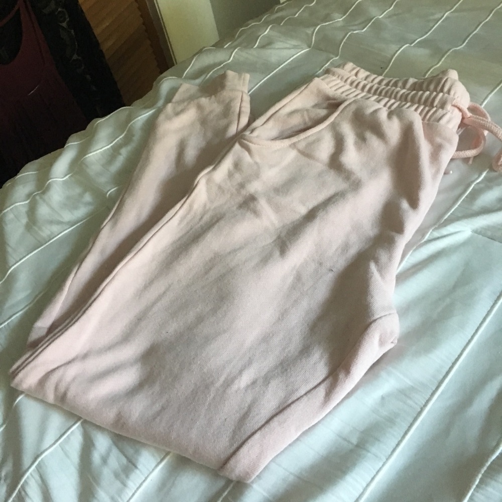 Pink sweats