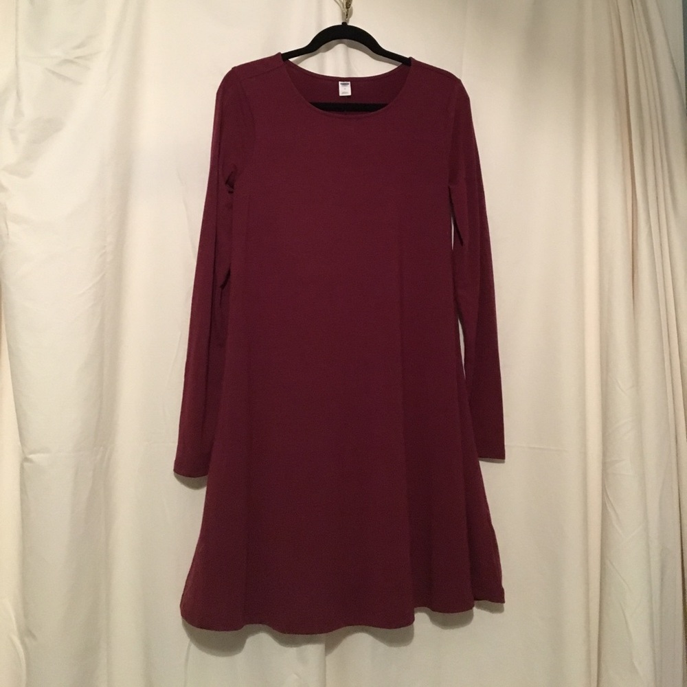 Red t-shirt dress