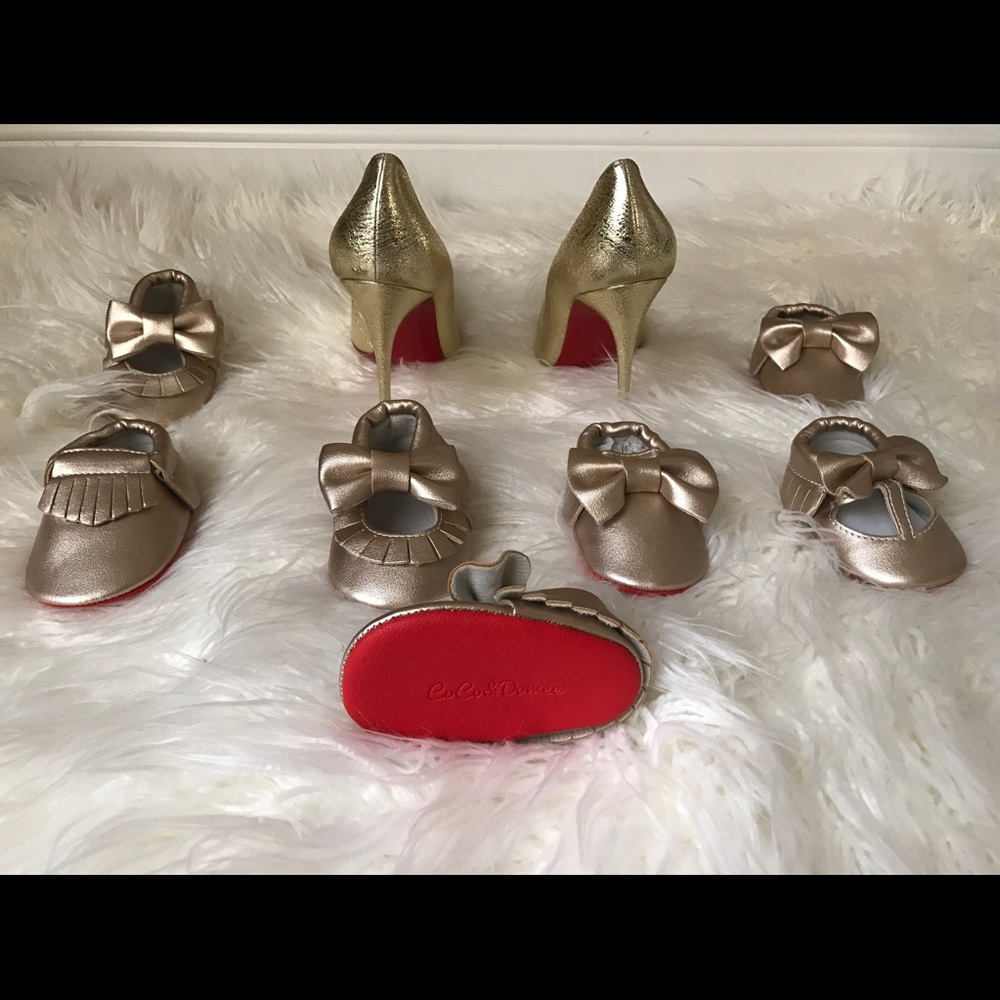 Moccasins with red bottoms