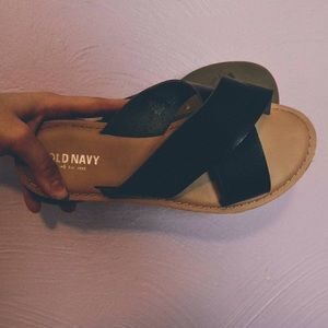 Black Old Navy Sandals Size 5.5 or 6