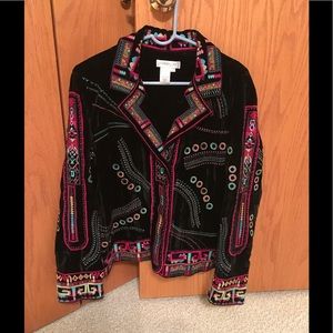 Coldwater Creek Velvet Jacket--REDUCED!