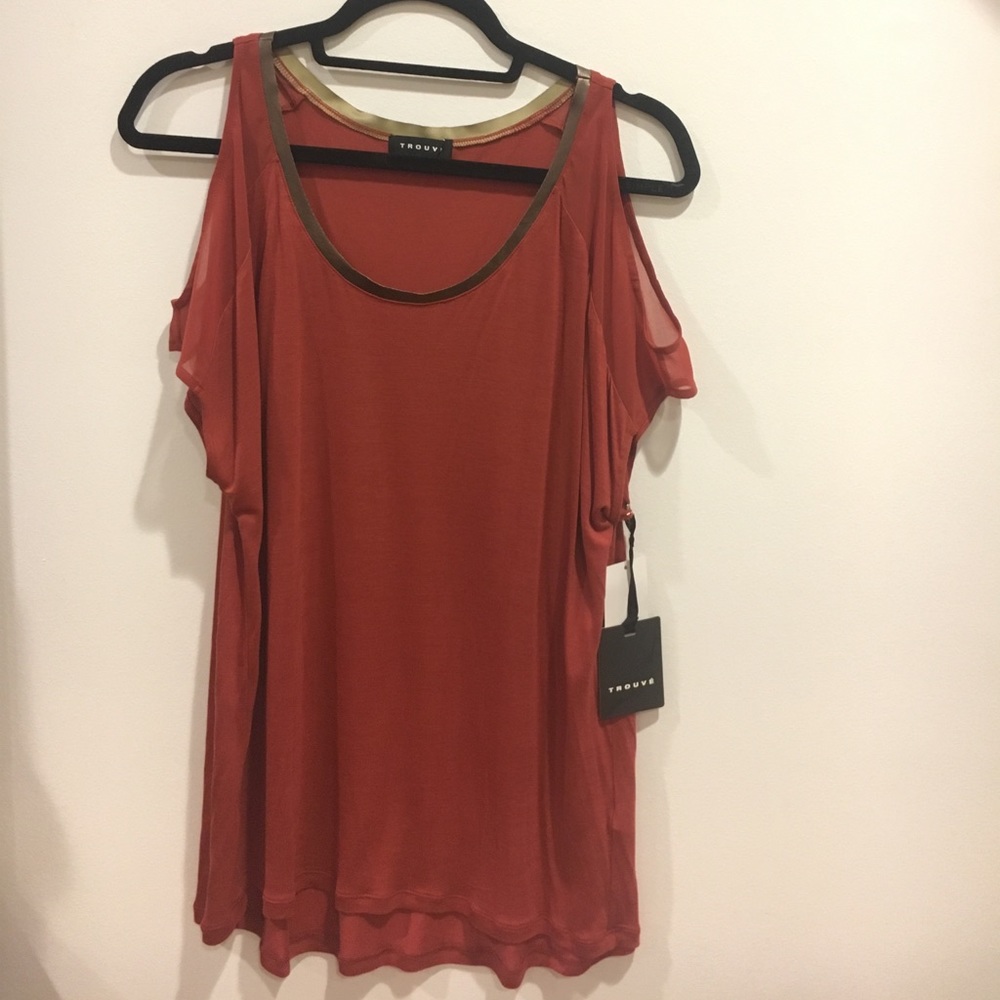 Trouve burnt orange top