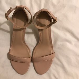Nude heels.