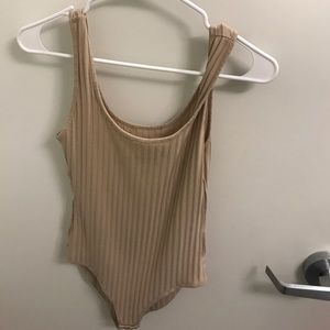 Tan bodysuit