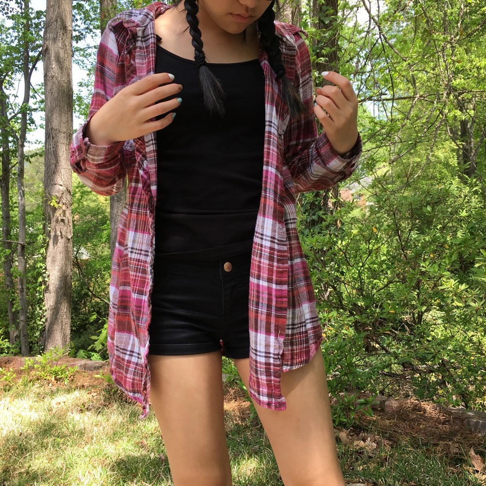 Maroon Flannel