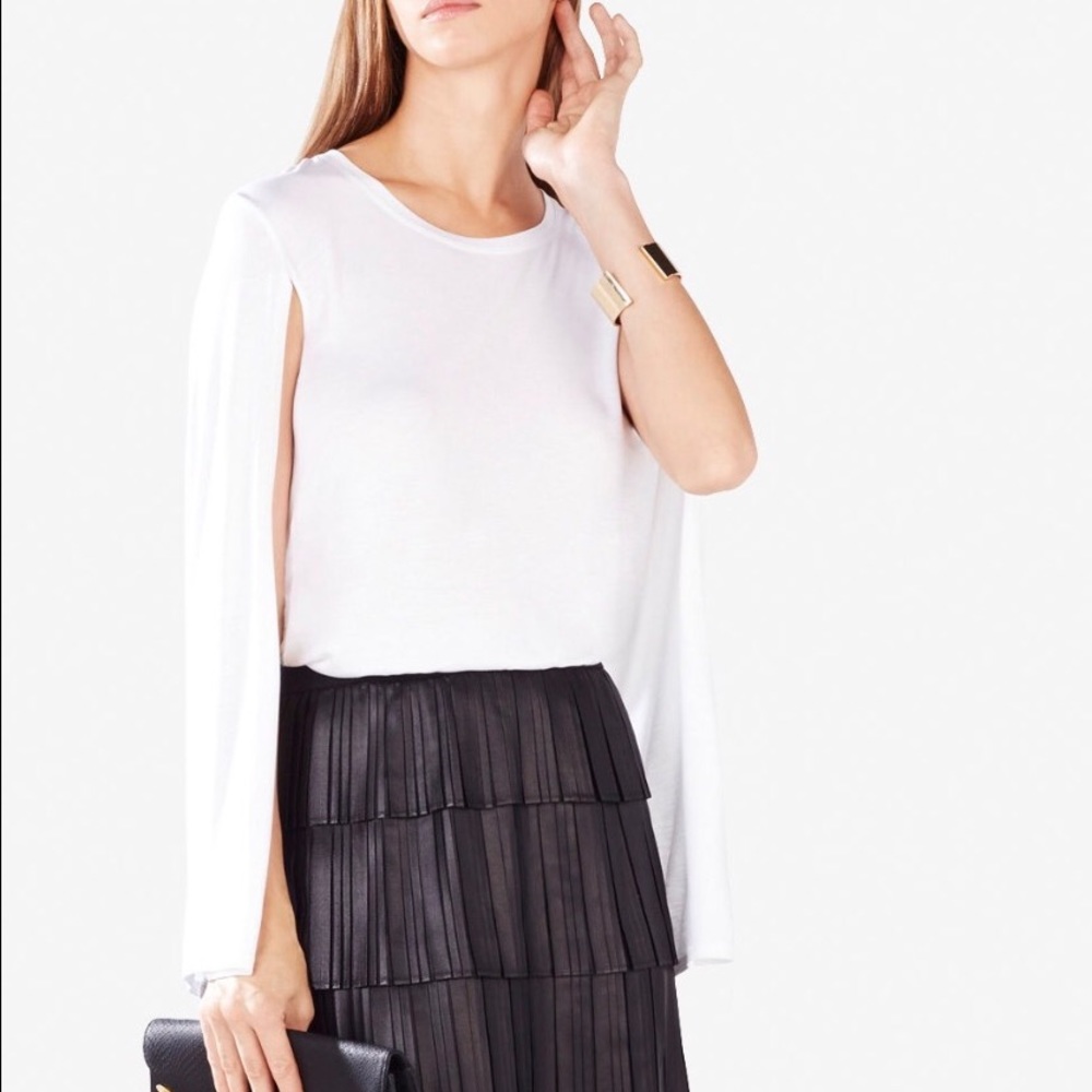 BCBGMaxAzria Vinessa Cape Tee