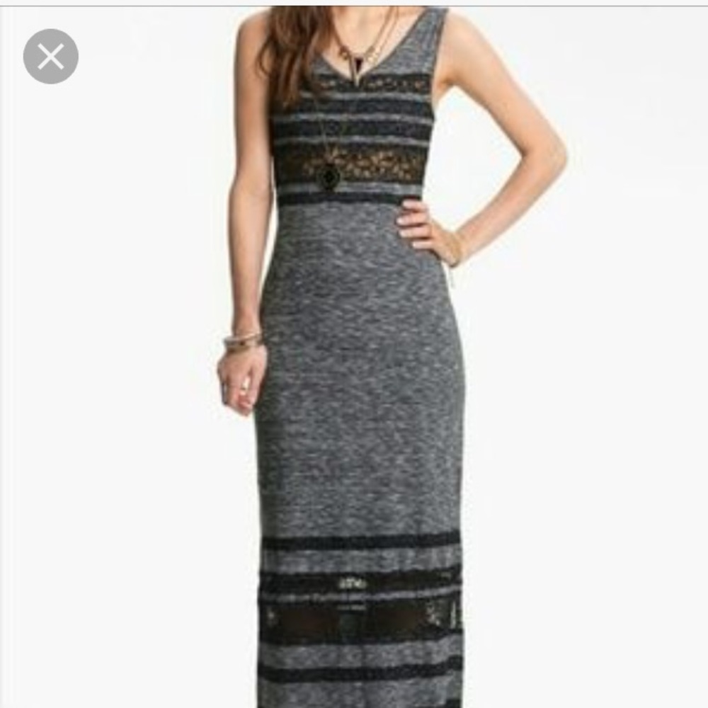 Free people lace maxi dress