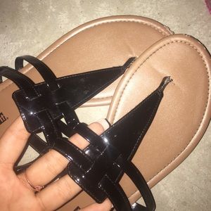Black sandals