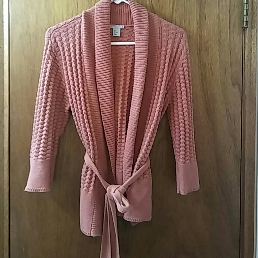 H&M Belted Cardigan Sweater