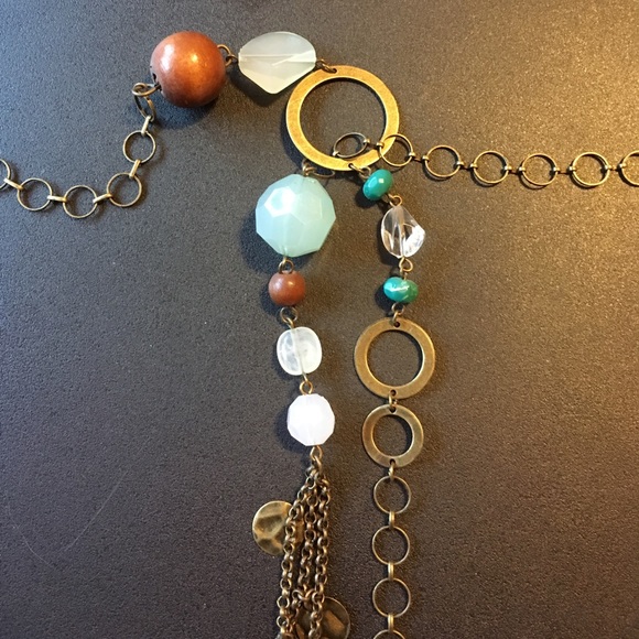 Mark by Avon long bead and chain necklace - Picture 3 of 5