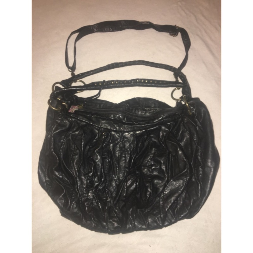 Urban Outfitters Black Leather Oversized Bag
