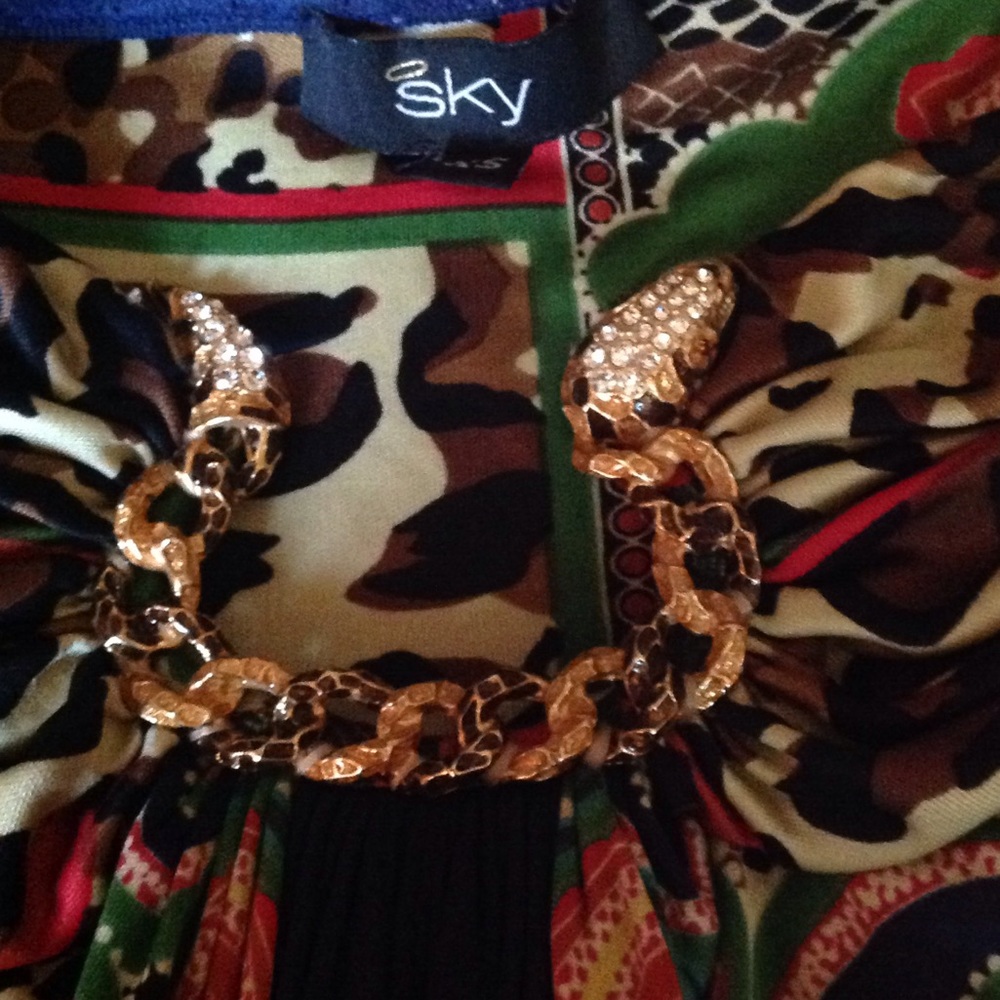 Sexy Sky top all silk size XS - Picture 4 of 4