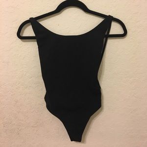 American Apparel cotton spandex thong bodysuit