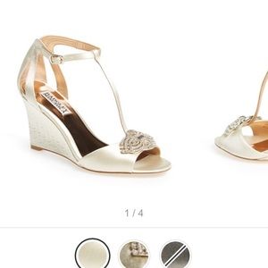 Badgley Mischka formal wedge