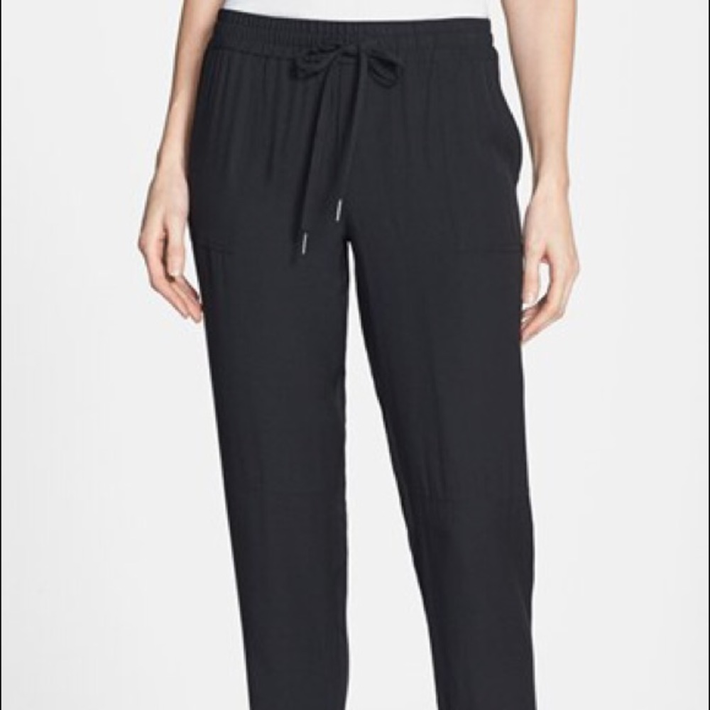 Joie Rayon Crepe Straight Leg Easy Pant
