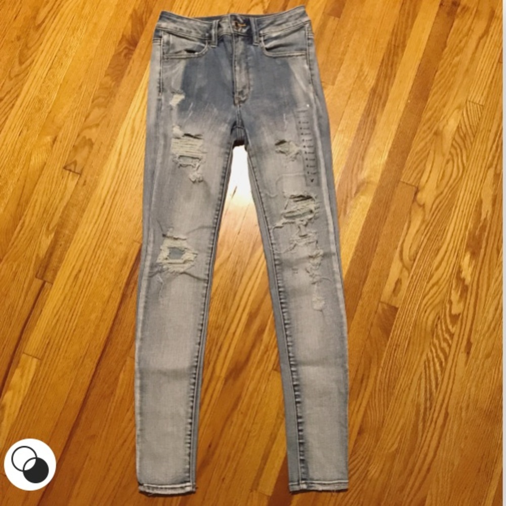 America Eagle rip jeans