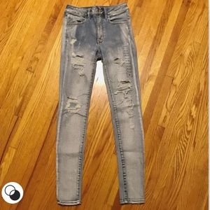 America Eagle rip jeans