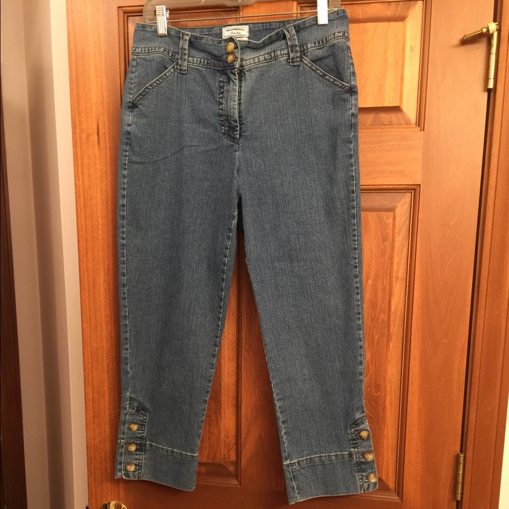 Charter Club Denim Cropped Pant