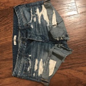 Abercrombie and fitch jean shorts