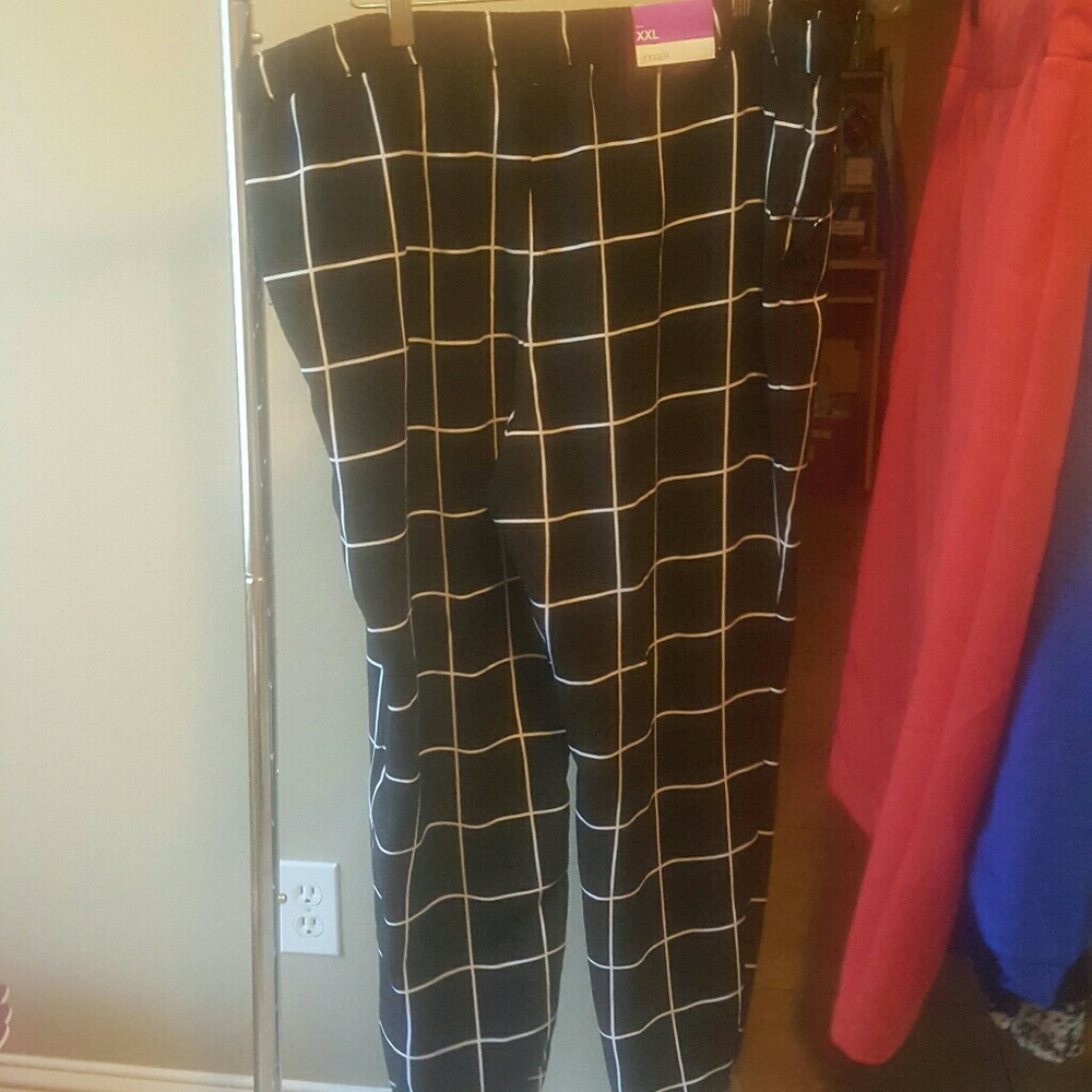 Dressy printed joggers