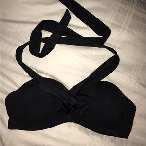 black victoria secret bikini top