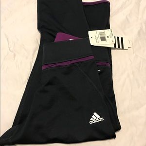 Adidas 3/4 length workout Capri