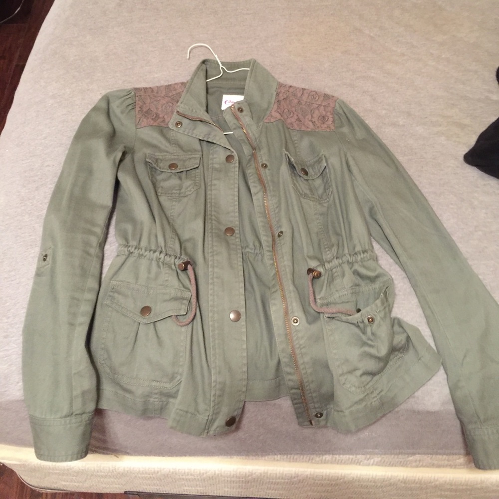 Army green jacket