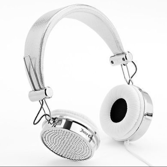 Juicy Couture Other - Juicy Couture White Crystal Headphones BNIB