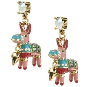 Betsey Johnson Pinata earrings