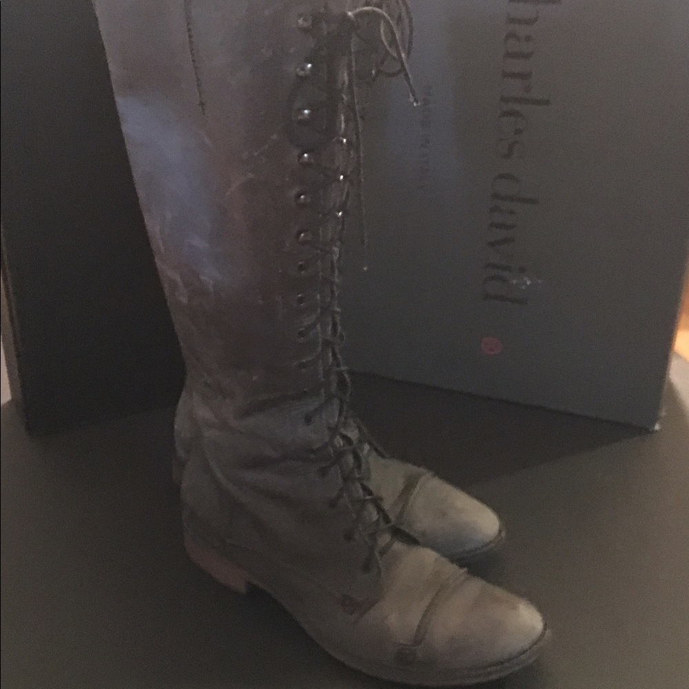 Knee High Boots by Charles David- Vintage Black