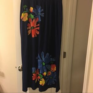 Floral print maxi dress