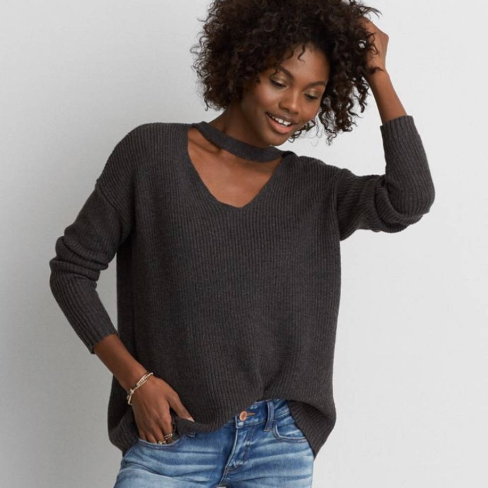 Choker Neck Sweater | American Eagle