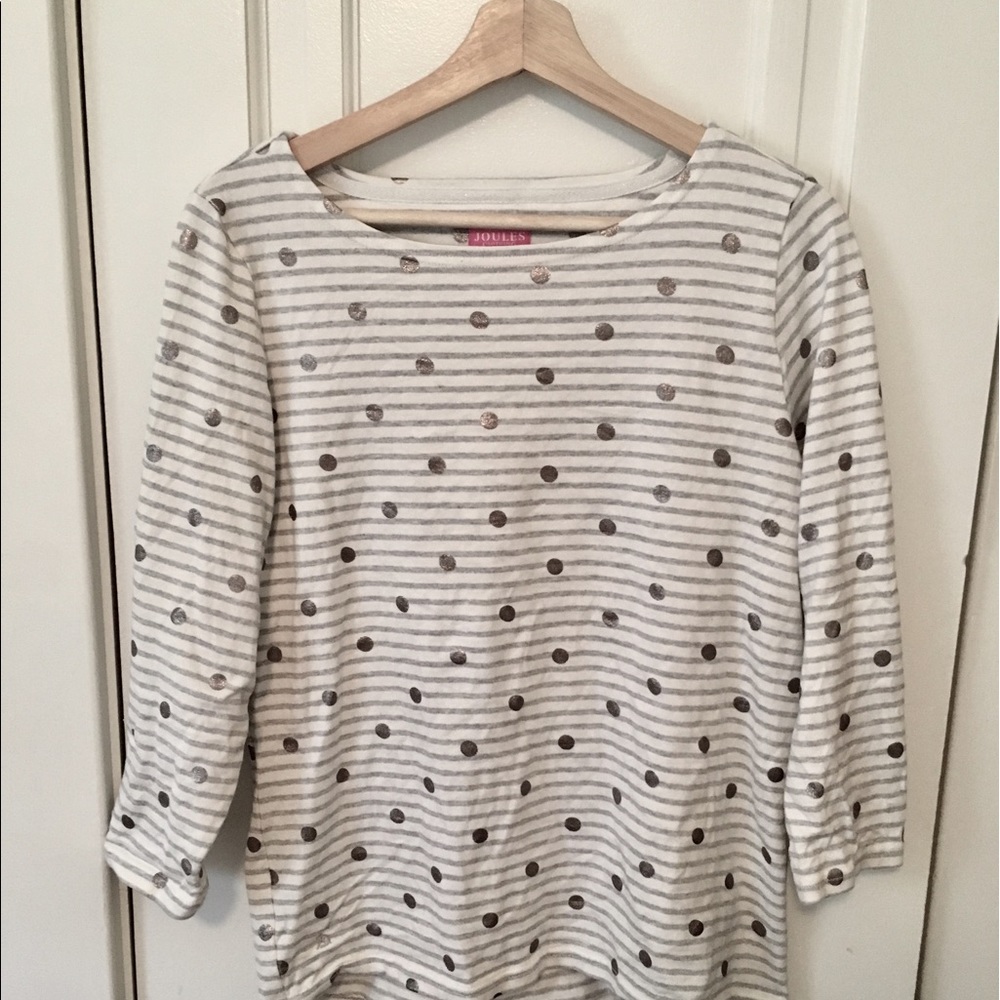 Joules Polka-Dot & Striped Top