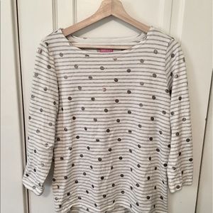 Joules Polka-Dot & Striped Top