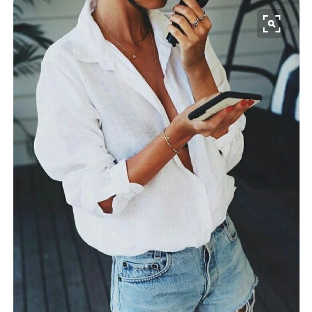 Micheal Kors linen button down