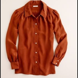 J.Crew 0P silk shirt