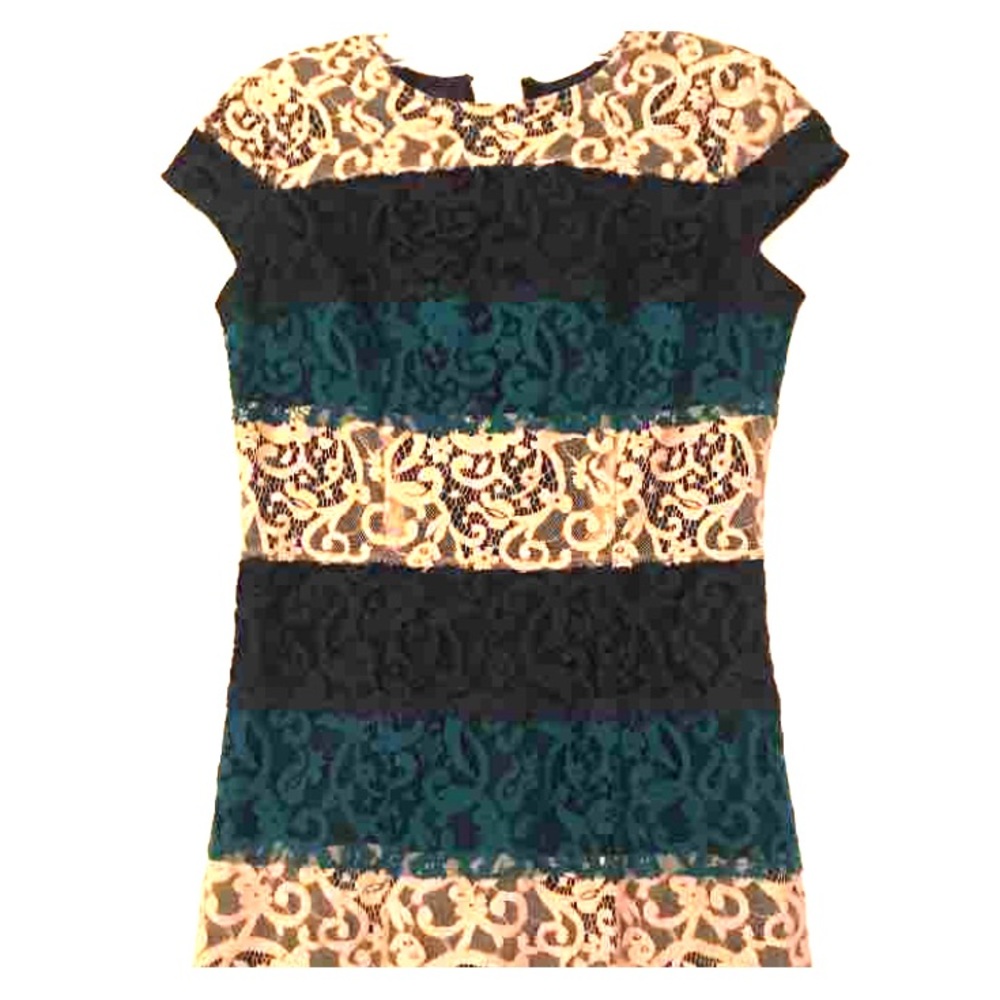 Ann Taylor lace ombre dress