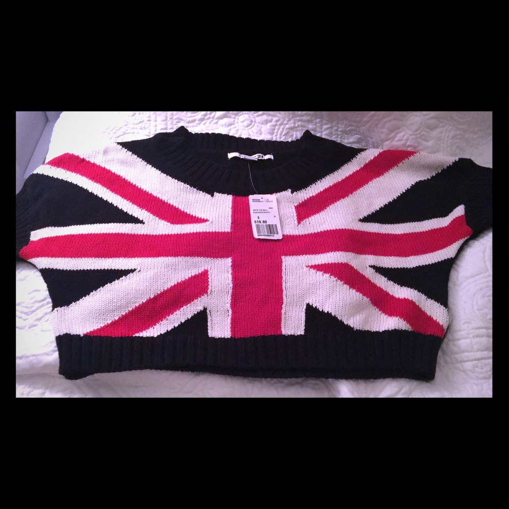 Crop summer sweater