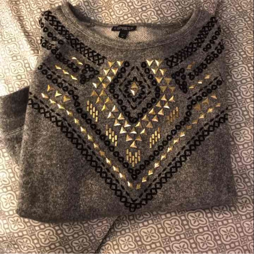 Express sequin sweatshirt