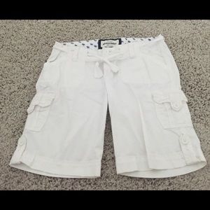 Abercrombie kids ( girls) white shorts