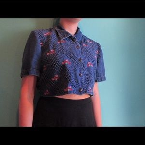 Vintage floral top