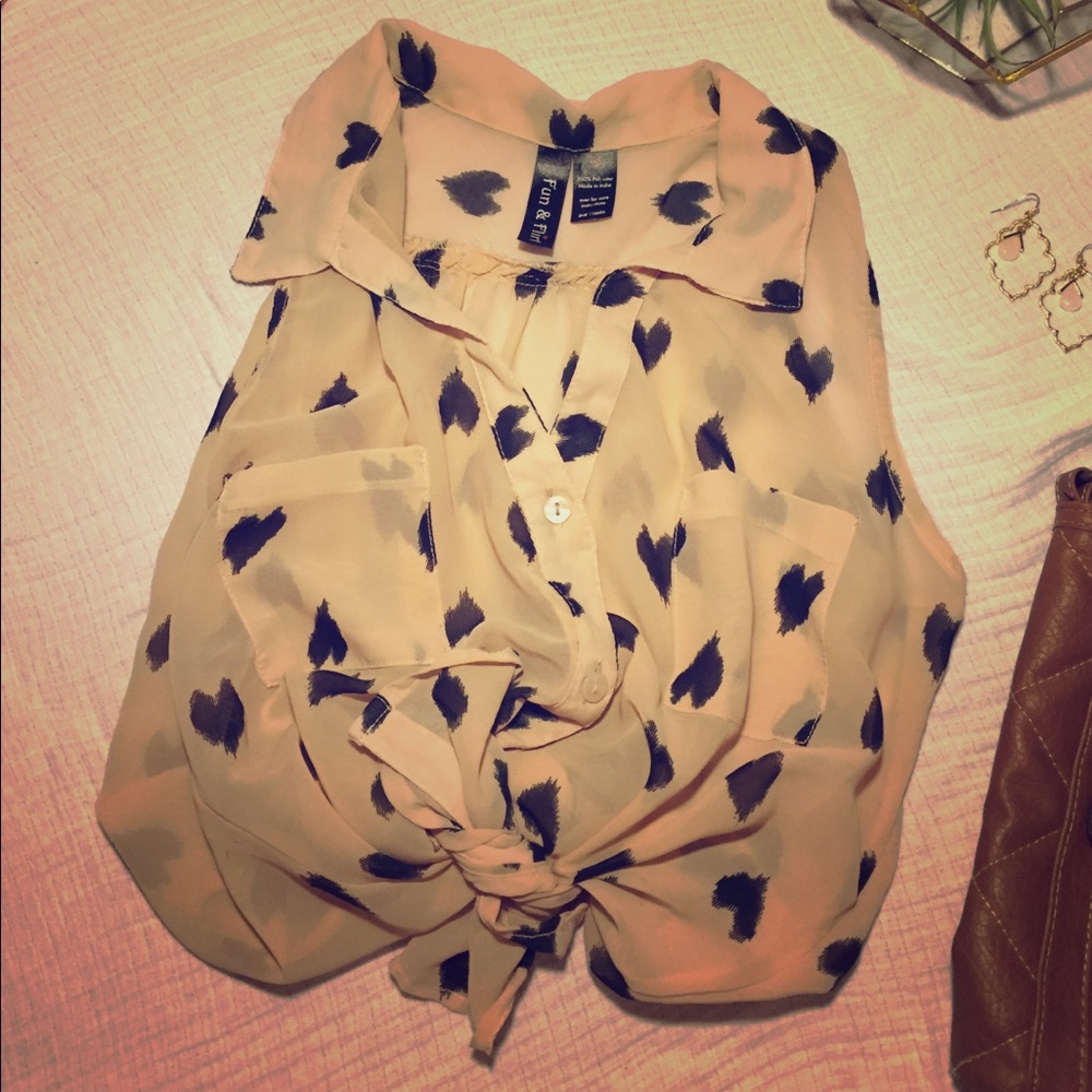 Sheer shirt. Size S