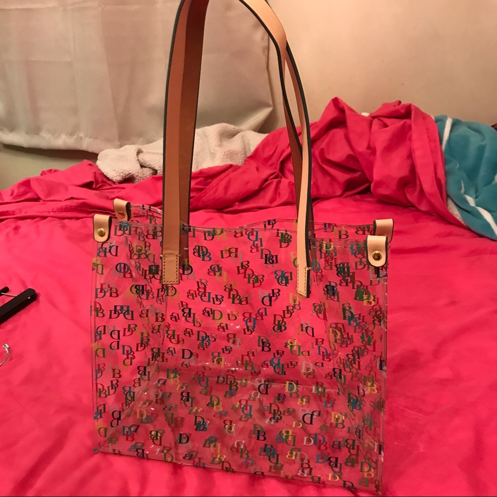 Dooney & Burke clear tote