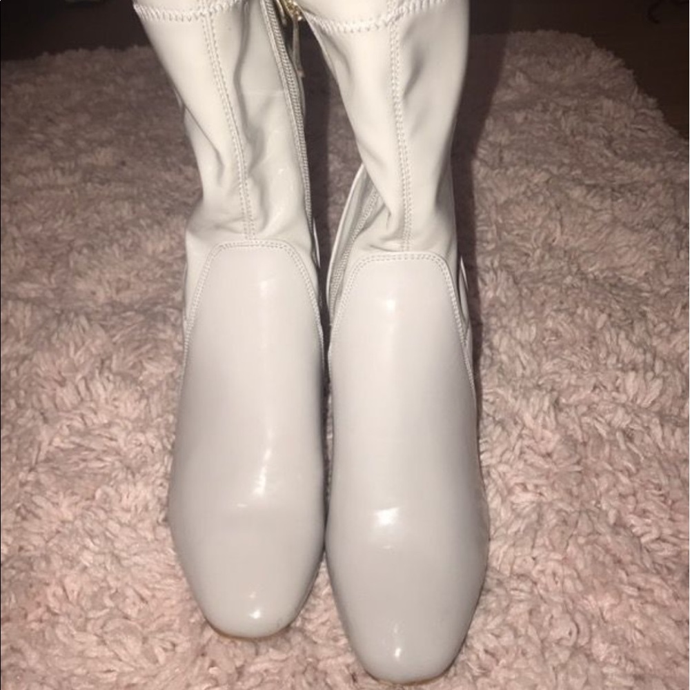 Leather booties