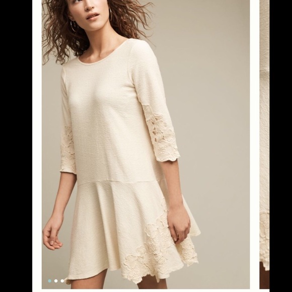 SALE☀️Anthropologie Tierra drop waist Dress - Picture 3 of 8